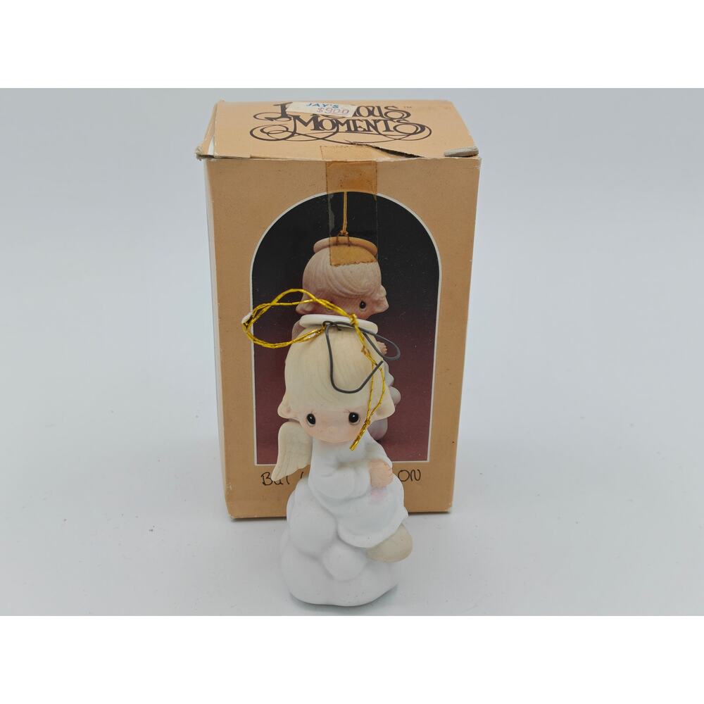 Precious Moments But Love‎ Goes On Forever E5628 Enesco 1980 Porcelain Ornament